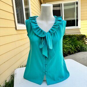 Bundle of 2: Banana Republic Tops, Teal blue and White